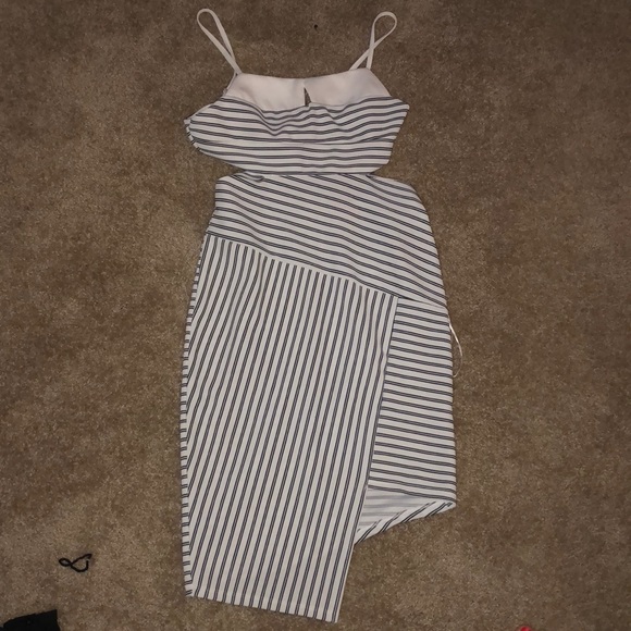 blossom Dresses & Skirts - 👗 Striped Asymmetrical Midi Dress